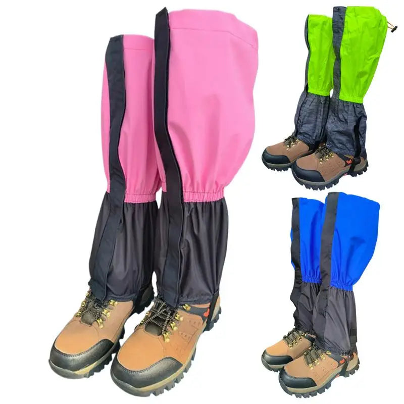 Waterproof Snow Leg Gaiters Hiking Boot Legging Shoes Gaiters Shoe Cover Adjustable Boot Gaiters For Camping Climbing Accessoriy