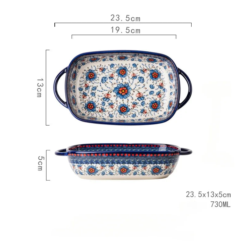 Creativity Cooking Accessories Instant Noodle Bowl Bread Pan for Baking Accessories and Tools Bakeware Ceramic Pans Oven Tray