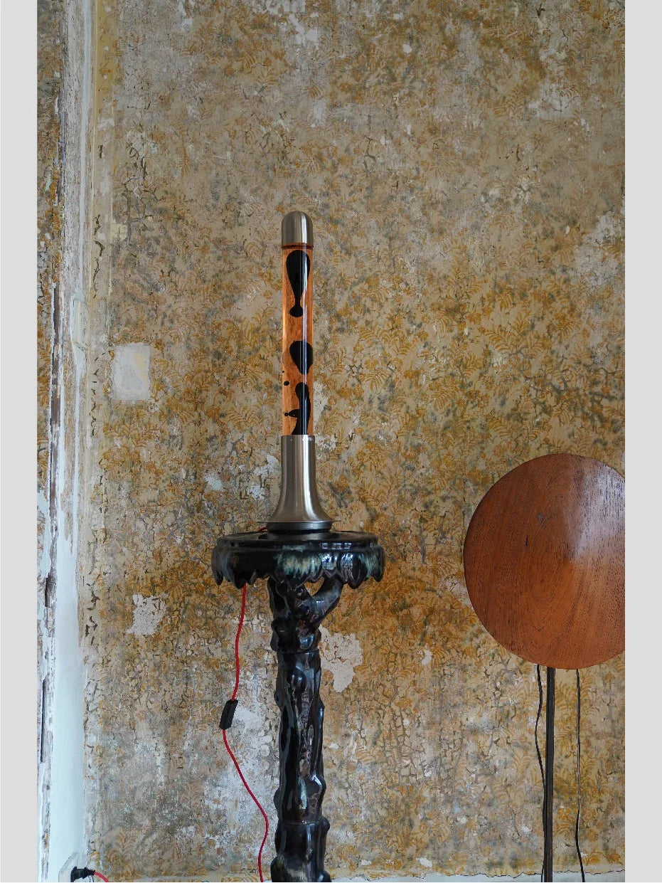 | Black Brown Original Table Floor Lamp Silent Middle Ancient Lava Lamp