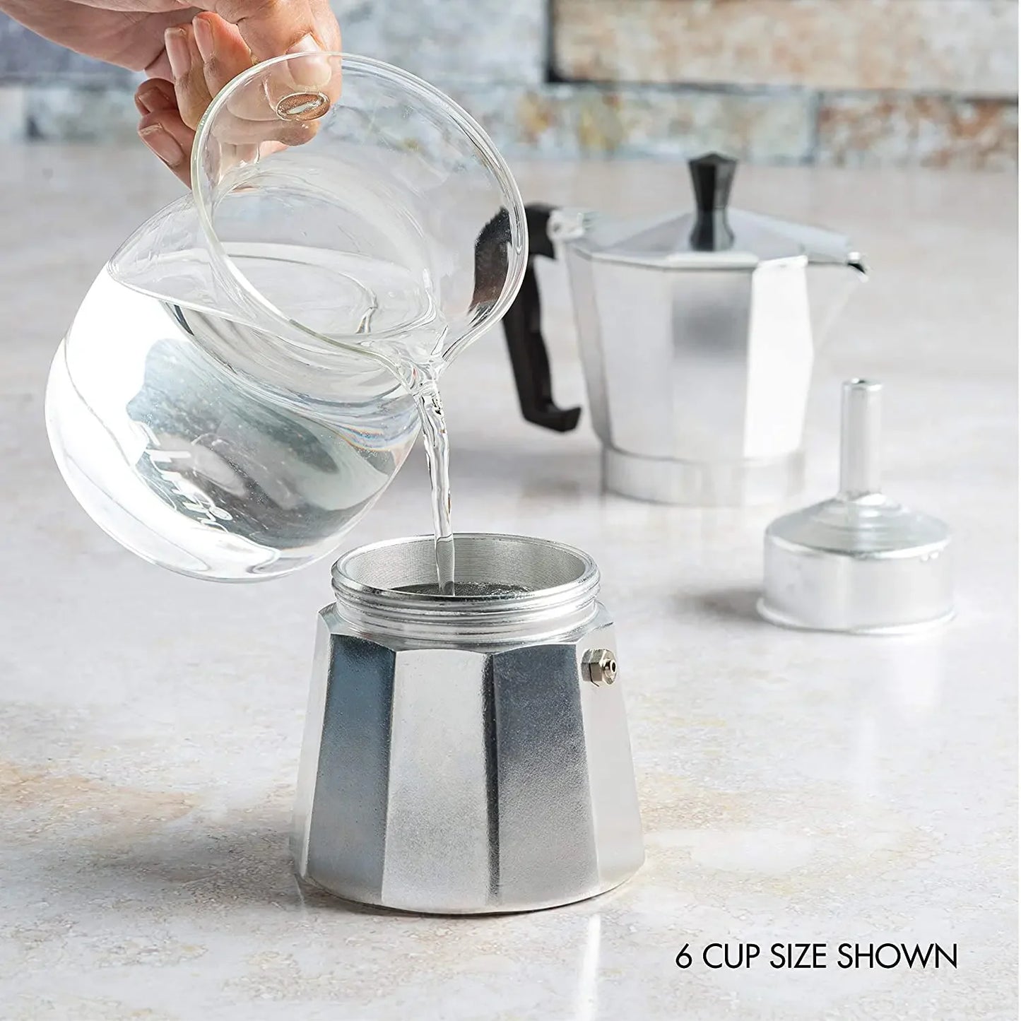 Electric Espresso Coffee Maker Moka Pot 50/100/150ml - Durable and Practical Coffeeware