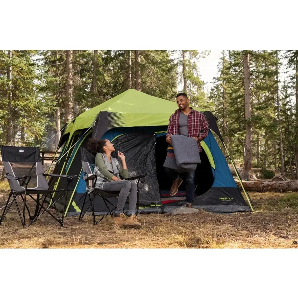 Camping Tent with Instant Setup, 4/6/8/10 Person Weatherproof Tent with WeatherTec Technology,Sets Up in 60 Seconds