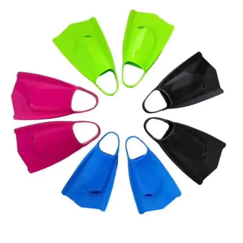 New Silicone Swim Fins Professional Swimming Pool Swim Diving Training Frog Shoes Adult Aid Swim Short Fins Equipment