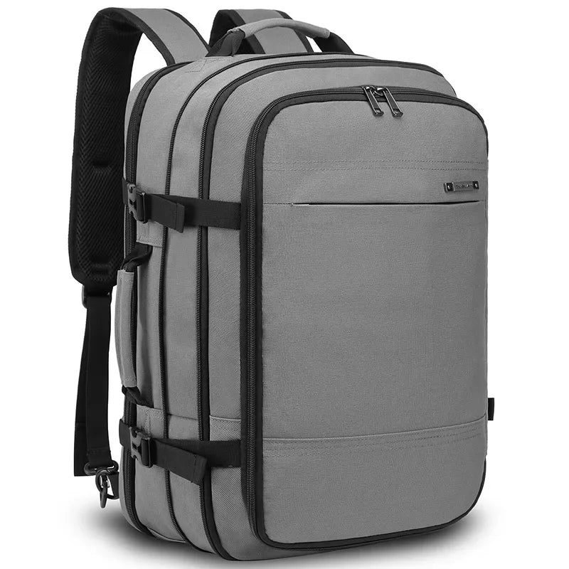 40L Mens Backpack Large Capacity Expandable Male Business Travel Bags USB Charging Waterproof 17.3 Inch Laptop Backpacks