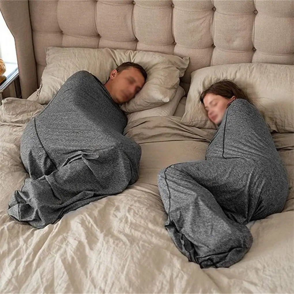 Comfortable Sleeping Bag Portable Travelling Compression Blanket Weighted Blankets Napping Bags Adult, 185x50cm