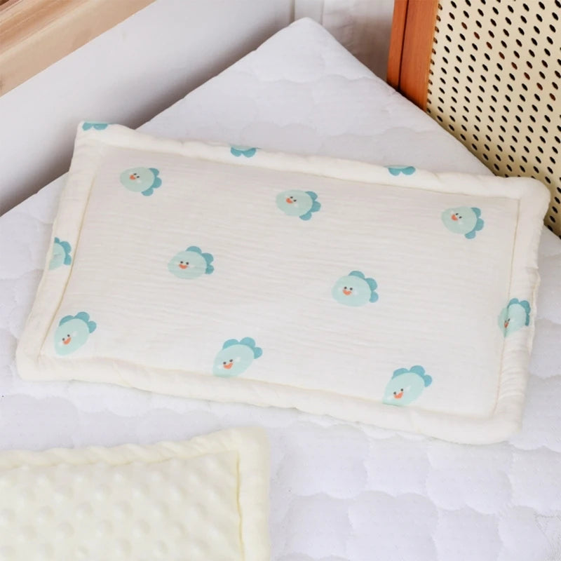 Babies Bedding Pillow Gentle Newborn Infant Pillow Lovely Designed for Newborns Comfort Sleep Pillow