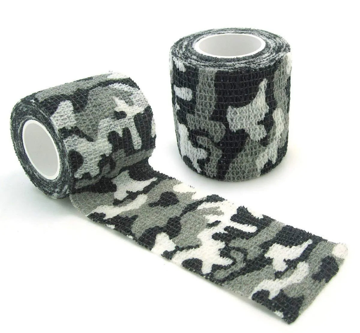 Hand Tool Camo Form Reusable Self Cling Camo Hunting Rifle Provide Insulation Fabric Tape Wrap Polyester Camouflage Equipment
