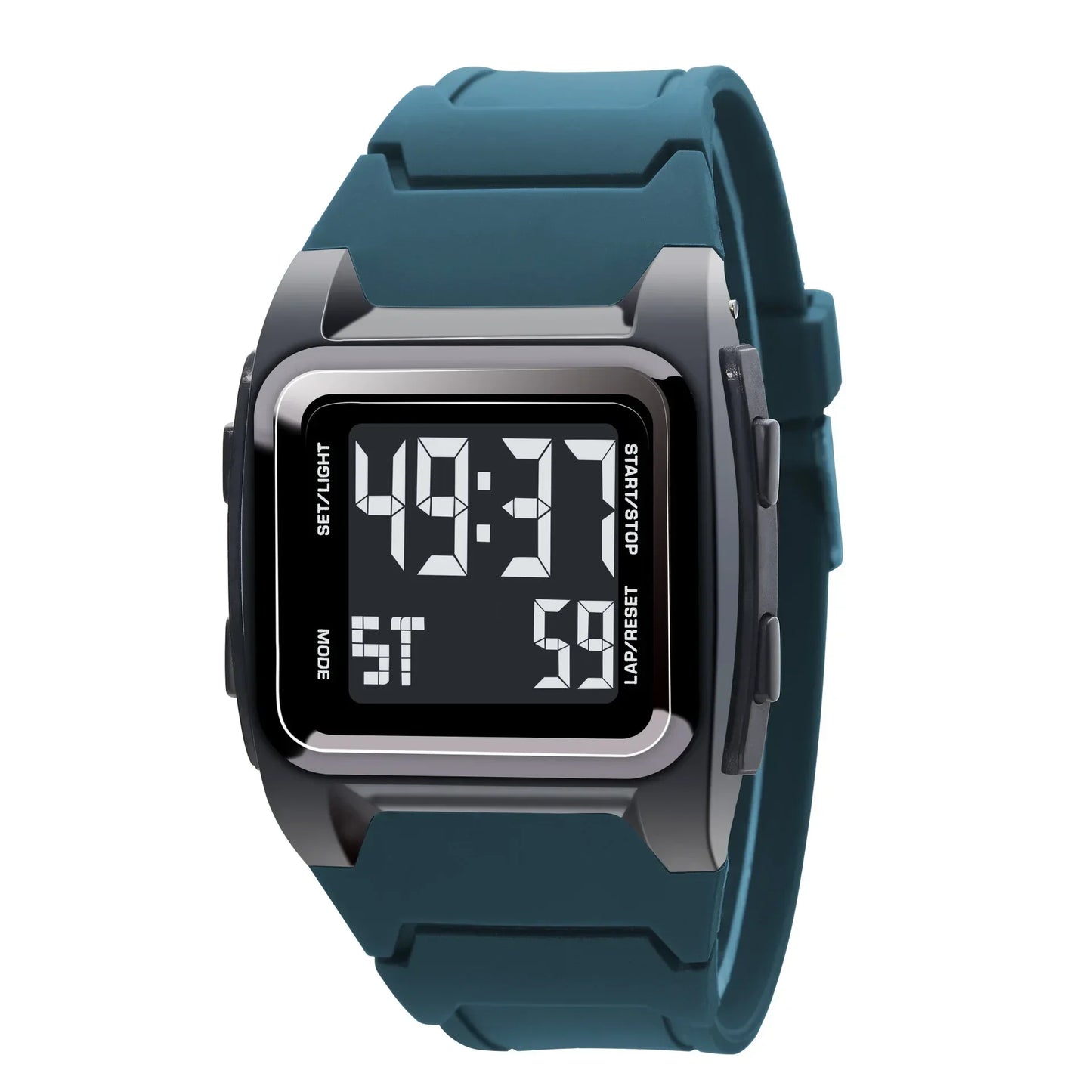 Men's Digital Watch 50M Waterproof Outdoor Sport Watch Date Multifunction Military Alarm Clock LED Wristwatch for Man Boy
