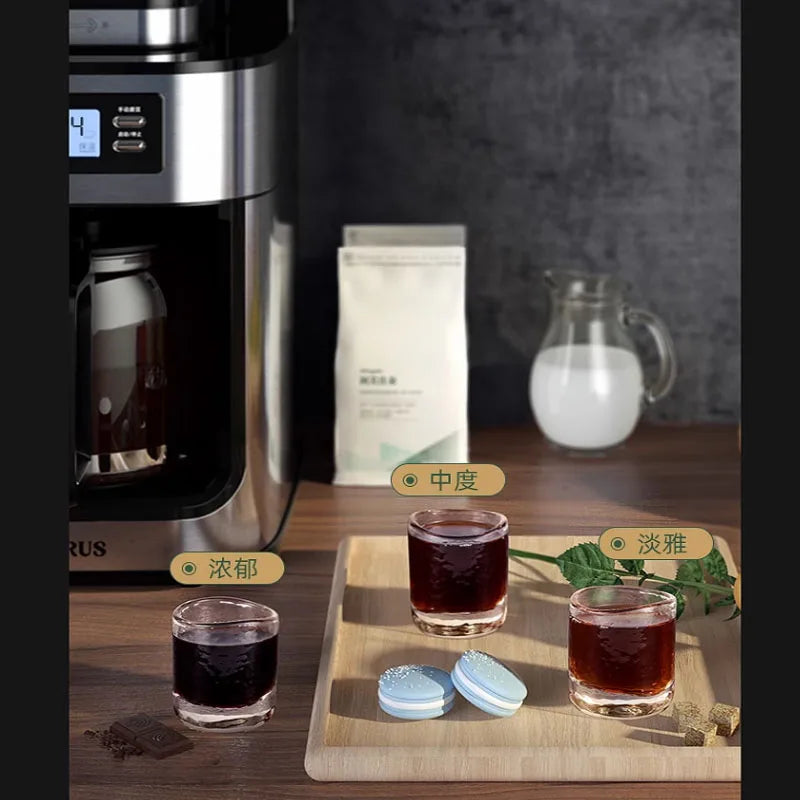 1200ml Electric Coffee Maker Machine Household Fully Automatic Coffee Maker Espresso Coffee Home Kitchen Appliance 220V