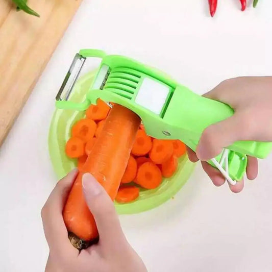 Carrot Cutter Food Grade Ergonomic Handle BPA Free Labor-saving Plastic Vegetable Peeler Carrot Cucumber Slicer Tool For Kitchen