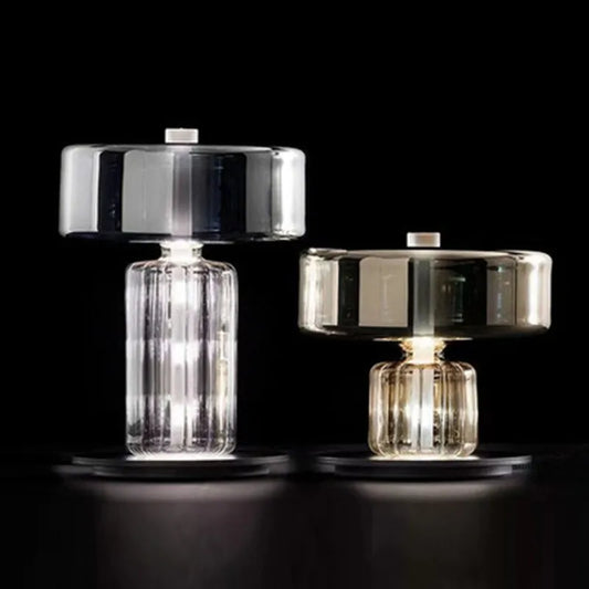 Nordic Simple LED Table Lamp Glass  Bar Cafe Office Dining Living Room Home Decor Lighting Fixture Table Lamps for Bedroom