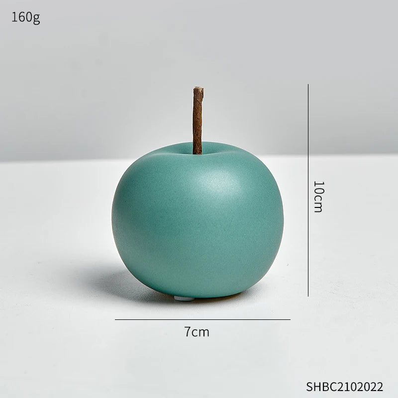 Fruit Statues and Statues Apple Sculptures  Figurines for Interior House Decorations Modern Home Decoration Luxury Room Decor