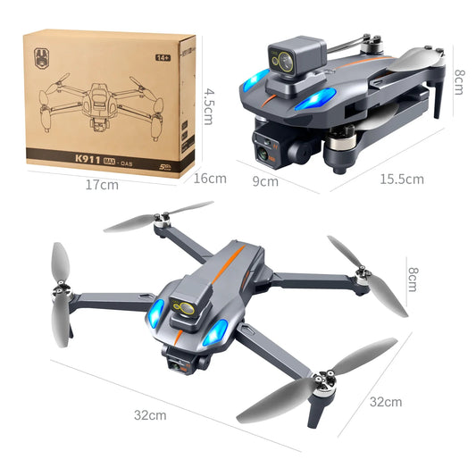 K911 Max 8k Gps 4k Drones Professional Obstacle Avoidance Dual HD Camera Brushless Motor Foldable Quadcopter RC Dron K911 max