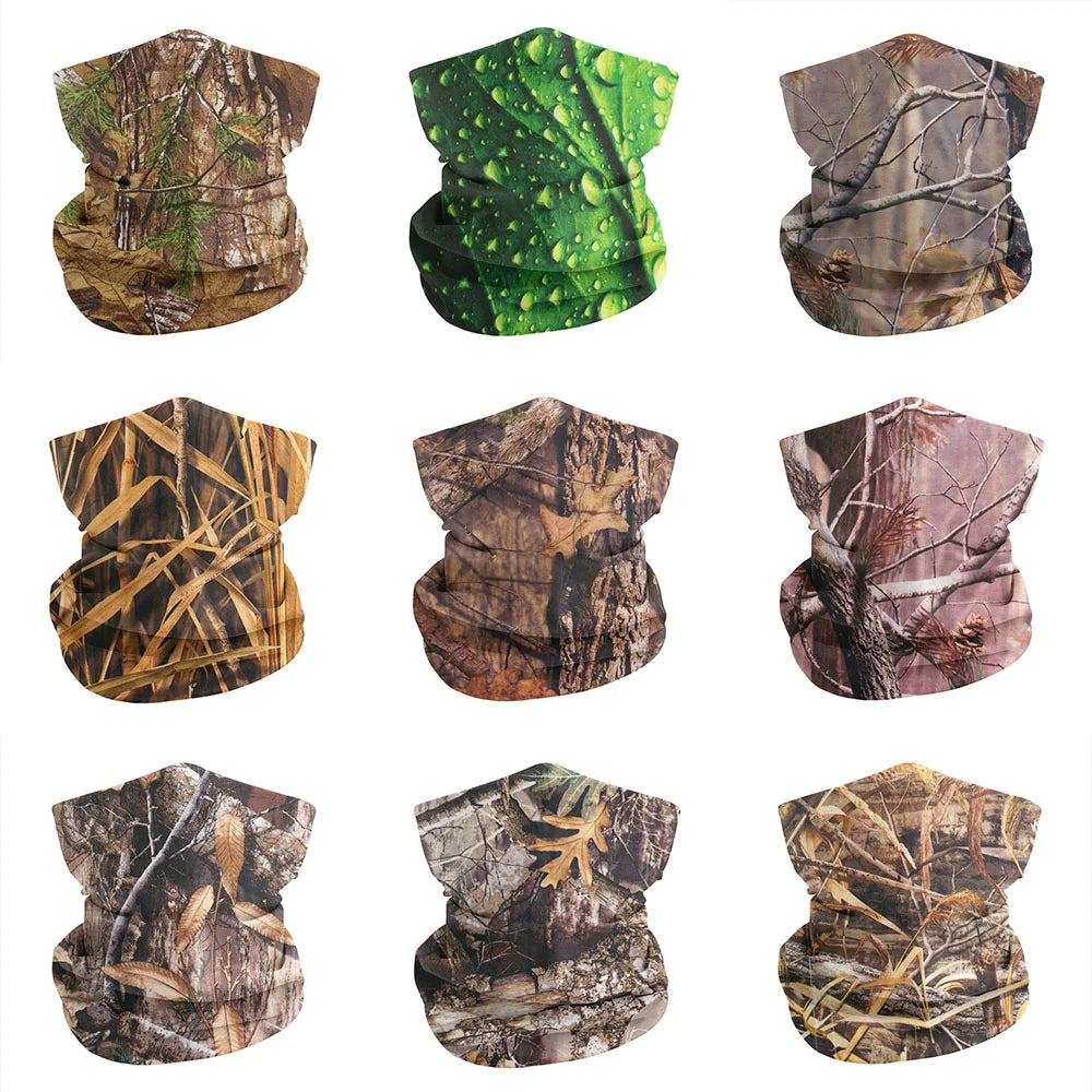 Camo Hunting Tactical Magic Bandana Camouflage Neck Gaiter Tube Mask Face Shield Hiking Scarfs Realtree Multifunctional Headwear