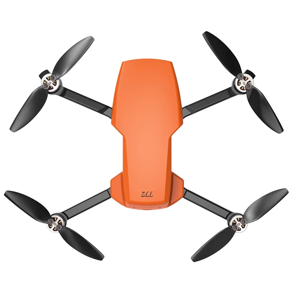ZLL SG108 pro Drone 5G WiFi 4K HD 2-Axle Gimbal Camera GPS Foldable Quadcopter Black Orange SG108 Pro Drone