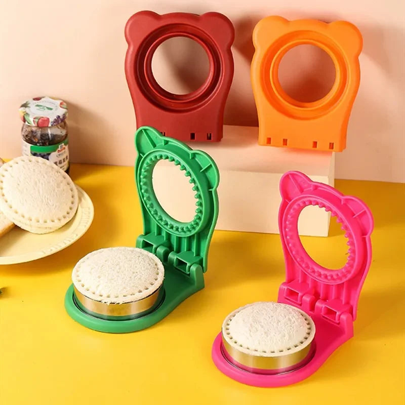 New Stainless Steel Sandwich Cut Mold Toast Pocket Bread Making Tools Household DIY Round Sandwich Kitchen Gadgets baking