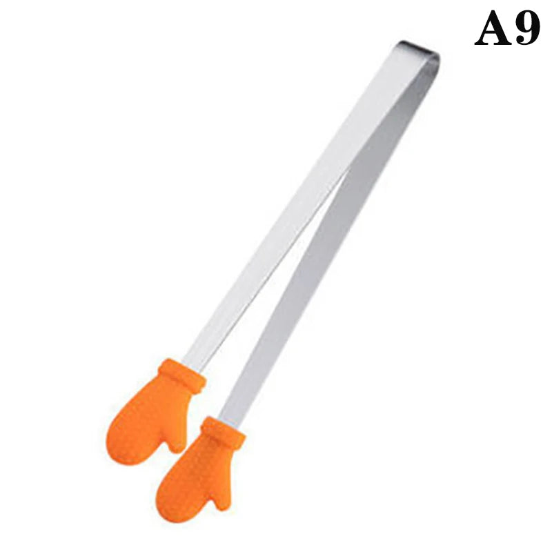 1PC Kitchen Cute Silicone Food Clip Bread Barbecue Clip High Temperature Resistant And Scalding Resistant Silicone Clip