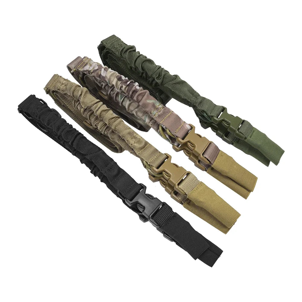 Tactical Shot Gun Belt Hunting Gear Double Point Gun Sling Shoulder Strap Rifle Rope Belt With Metal Buckle Hunt Accessories