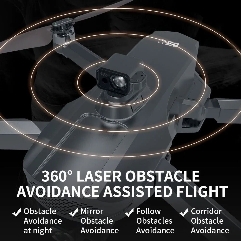 L109 PRO MAX RTS Drone 4K HD Dual Camera FPV 3-Axis Anti-Shake Gimbal Obstacle Avoidance Brushless Quadcopter Gifts Toys Drone
