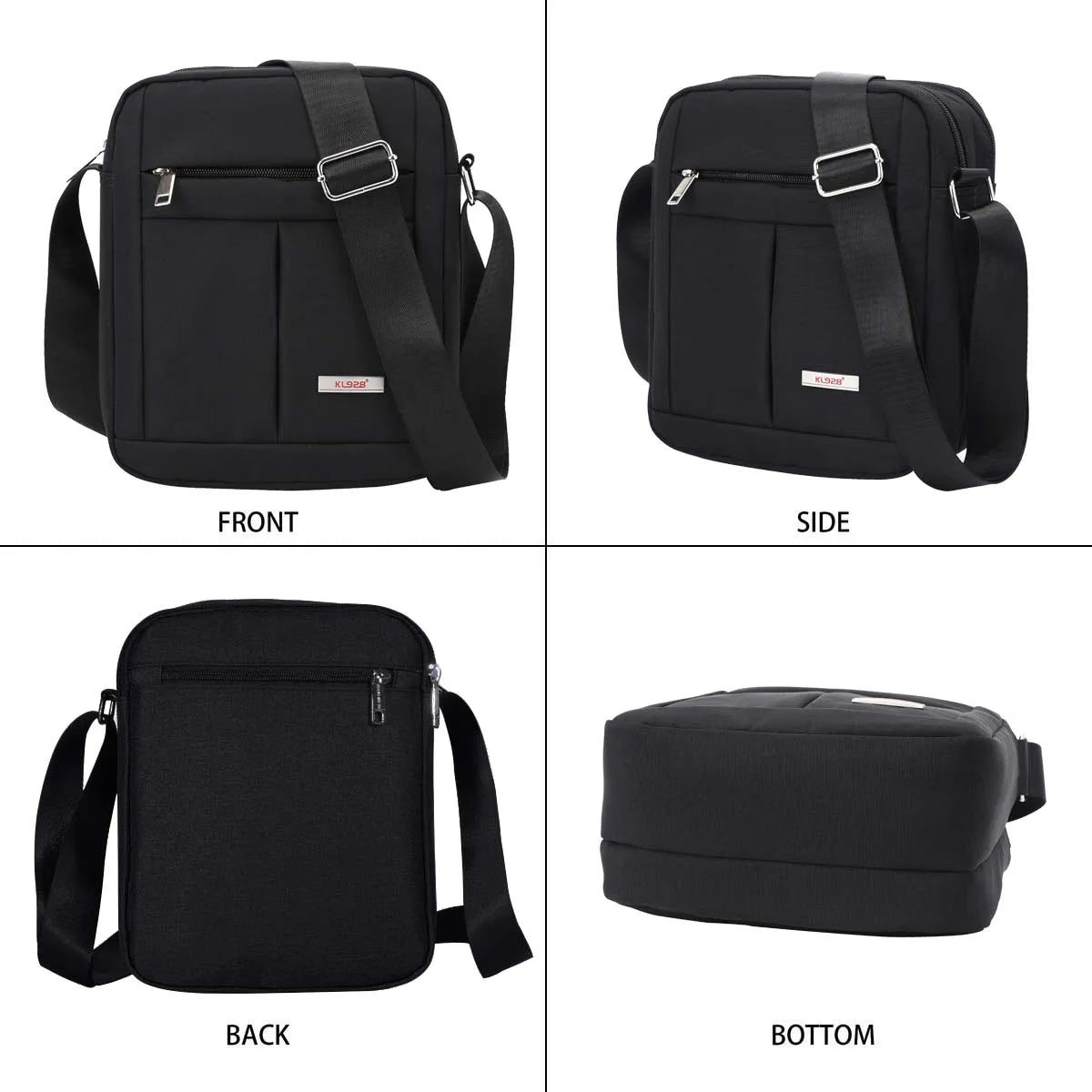KL928 Men's Messenger Bag - Crossbody Shoulder Bags Travel Bag Man Purse Casual Sling Pack for Work Business