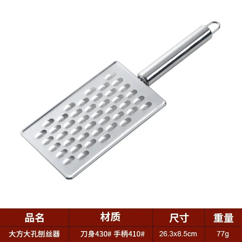 Multi-Purpose Cheese Lemon Grater for Fruit Vegetables Stainless Steel Potato Carrot Slicer Peeler Food Crusher Kitchen Gadgets