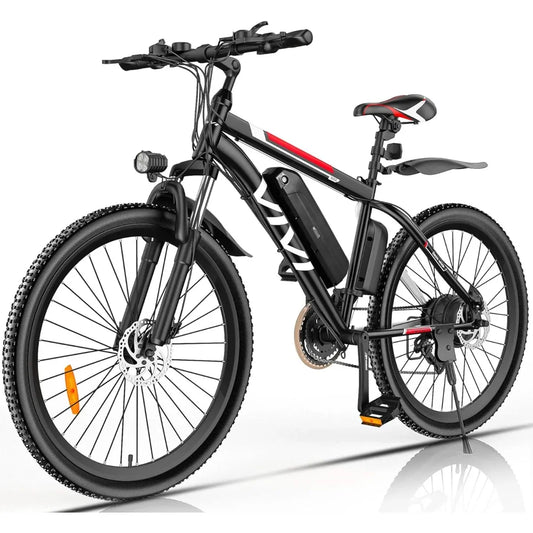 Electric Mountain Bike 21 Speed Gears, Electric Bicycle 50 Miles/Pedal Assist 500W Ebike for Adults Removable 48V Battery