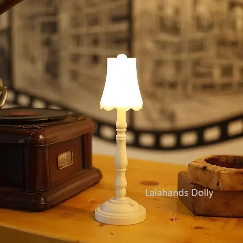 Dollhouse Miniature Furniture Decoration Item Fashion Simulation Can Be Bright Chandelier/floor Lamp Decor Accessories Toys