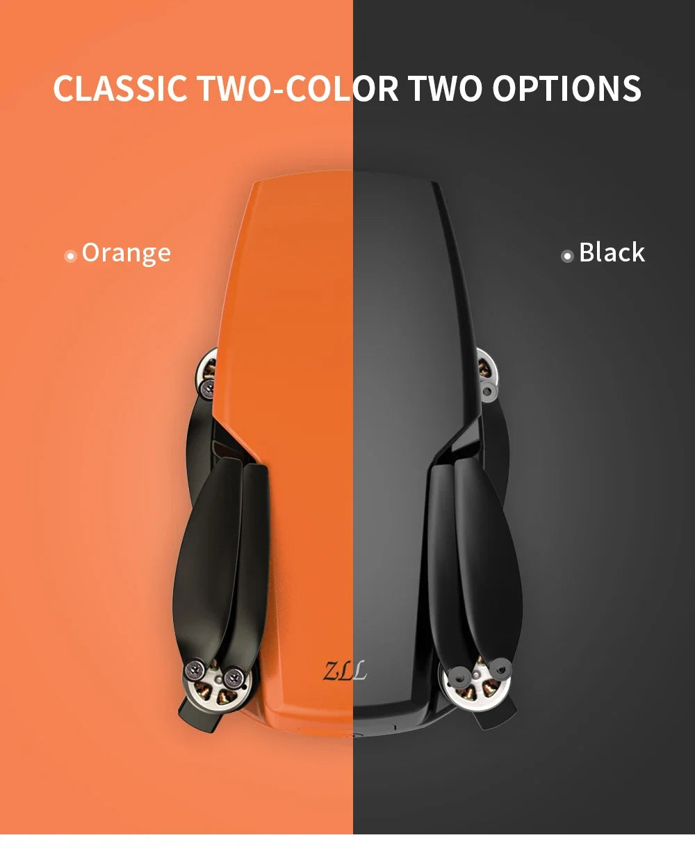 ZLL SG108 pro Drone 5G WiFi 4K HD 2-Axle Gimbal Camera GPS Foldable Quadcopter Black Orange SG108 Pro Drone