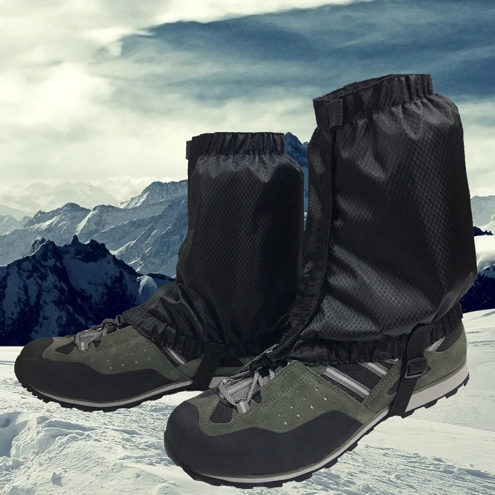 Snow Boots Leg Covers Waterproof Unisex Ankle Walking Legging Gaiter Climbing Camping Hiking Ski Covers Legs Protection