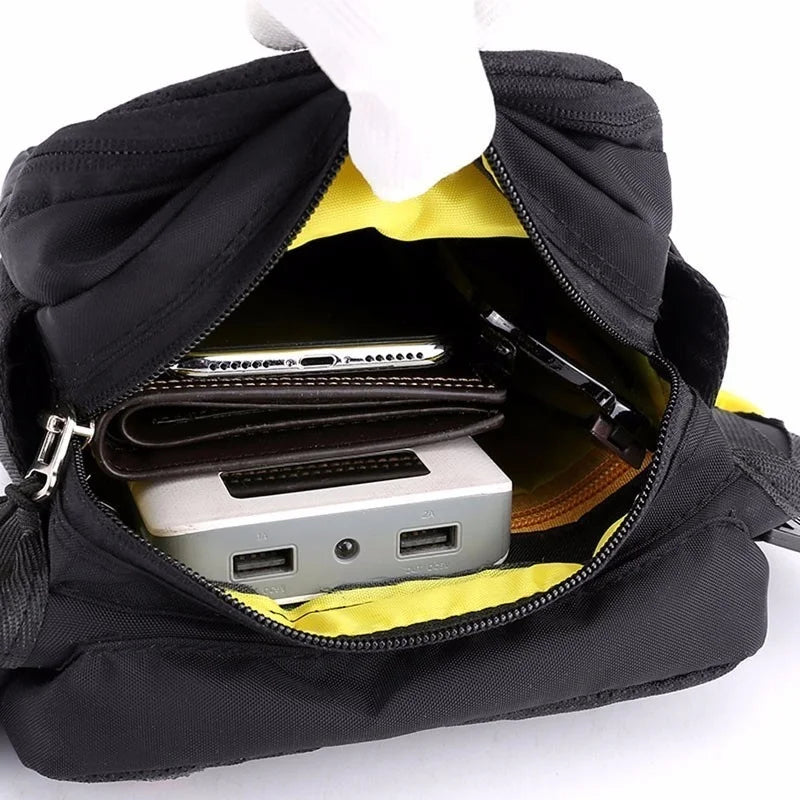 Motorcycle Rider Men Nylon Leg Hip Drop Thigh Bag Military Assault Male Belt Bum Fanny Waist Pack Messenger Shoulder Bags