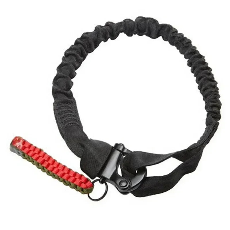Hunting Quick Release Safety Rifle Sling Lanyard Strap Rope Line Climbing Rope Airsoft Protective Sling for Outdoor Hunting