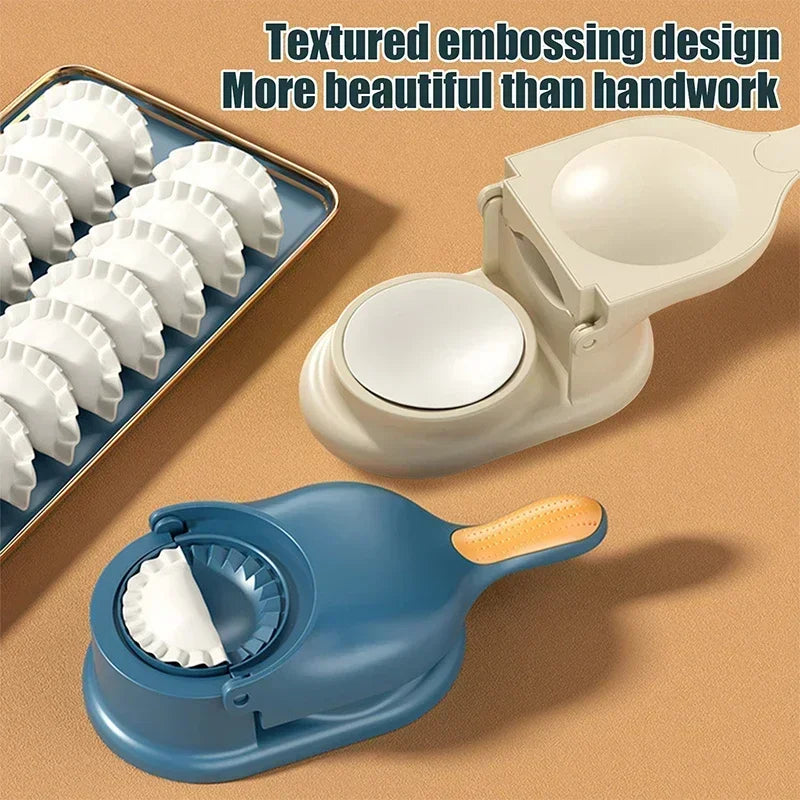 New 2 In 1 Dumpling Maker Dumpling Mold Dumpling Skin Wrapper Mould Dough Press Maker Kitchen Dumpling Noodles Making Tool Molds