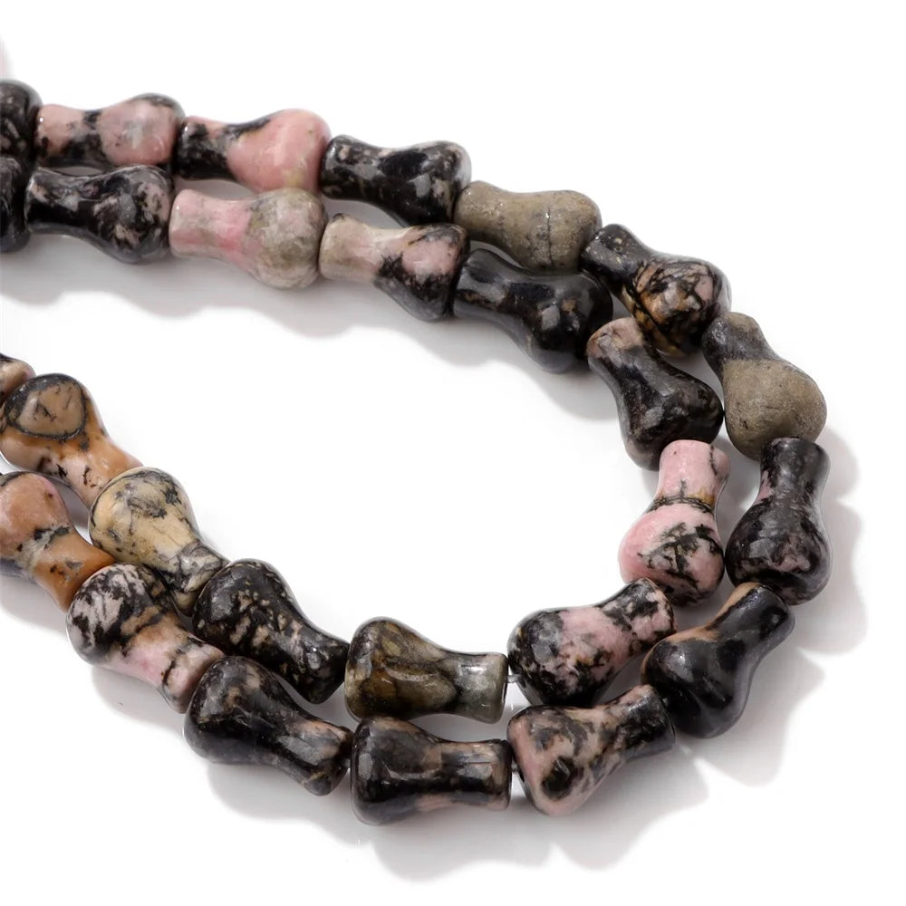 8x12mm Natural Vase Shape Stone Beads Agates Opal Tiger Eye Gems Bead Polished Spacer Loose Beads for Jewelry Making Handmade