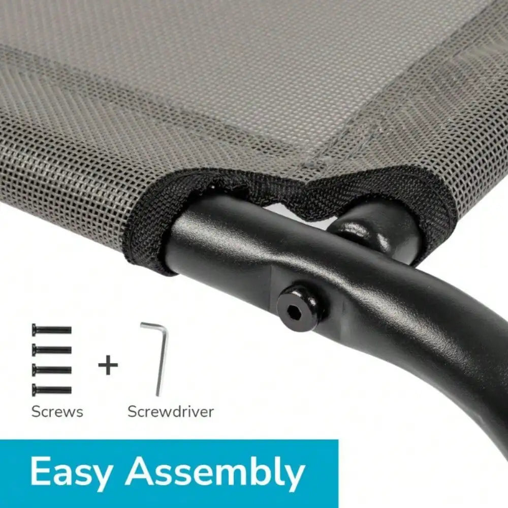 43" Elevated Dog Bed Pet Cat Raised Sleeping Cot Hammock Indoor&Outdoor