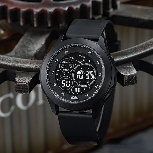 Kegllect New Electronic Men Watch Boy Multi-functional Sports Watches