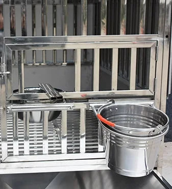 high quality stainless steel strong heavy square tube dog cage home outdoor kennel