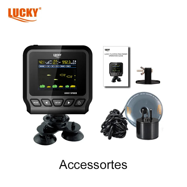 LUCKY FL218CS-T Kayak Fishing Carp Fishing Lucky Spider Fish Finder Fishing