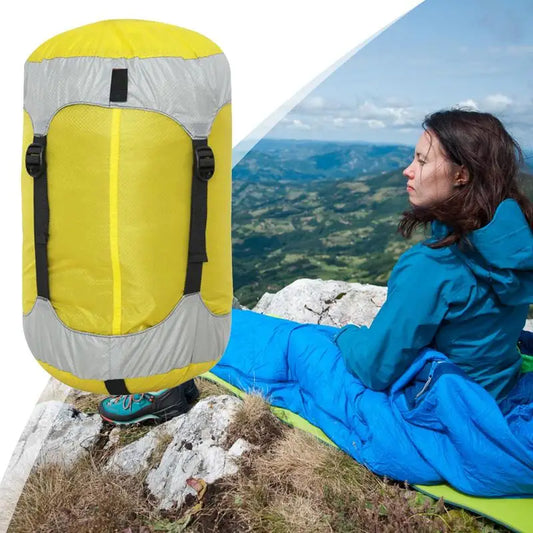 Compression Bags For Travel Outdoor Stuff Sacks Lightweight Compression Bags Multi-Purpose Anti-Tear Waterproof Sleeping Bags