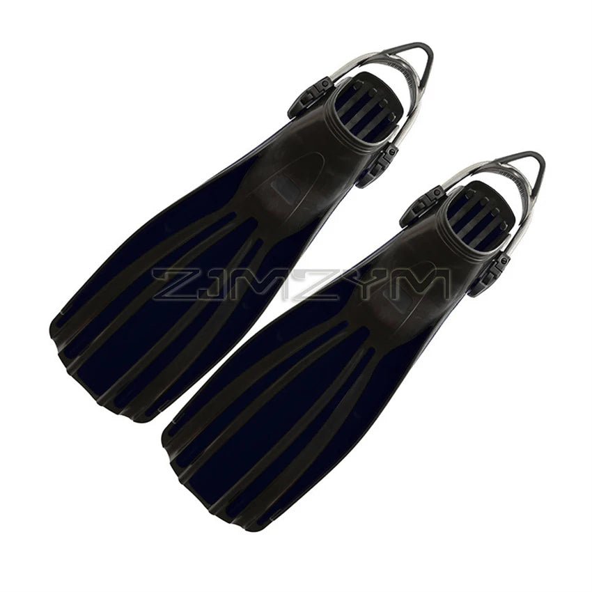 Scuba Diving Stainless Steel Spring Fin Straps Fins Adult Swim Shoes Silicone Long Snorkeling Monofin Dive Flippers Dropship