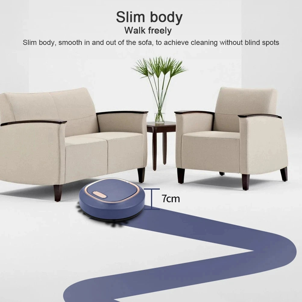 New  USB Wireless Vacuum Cleaner Robot 3 In 1 Sweeping Mopping Household Cleaning Robot Floor Carpet Sweeper Dust Collector
