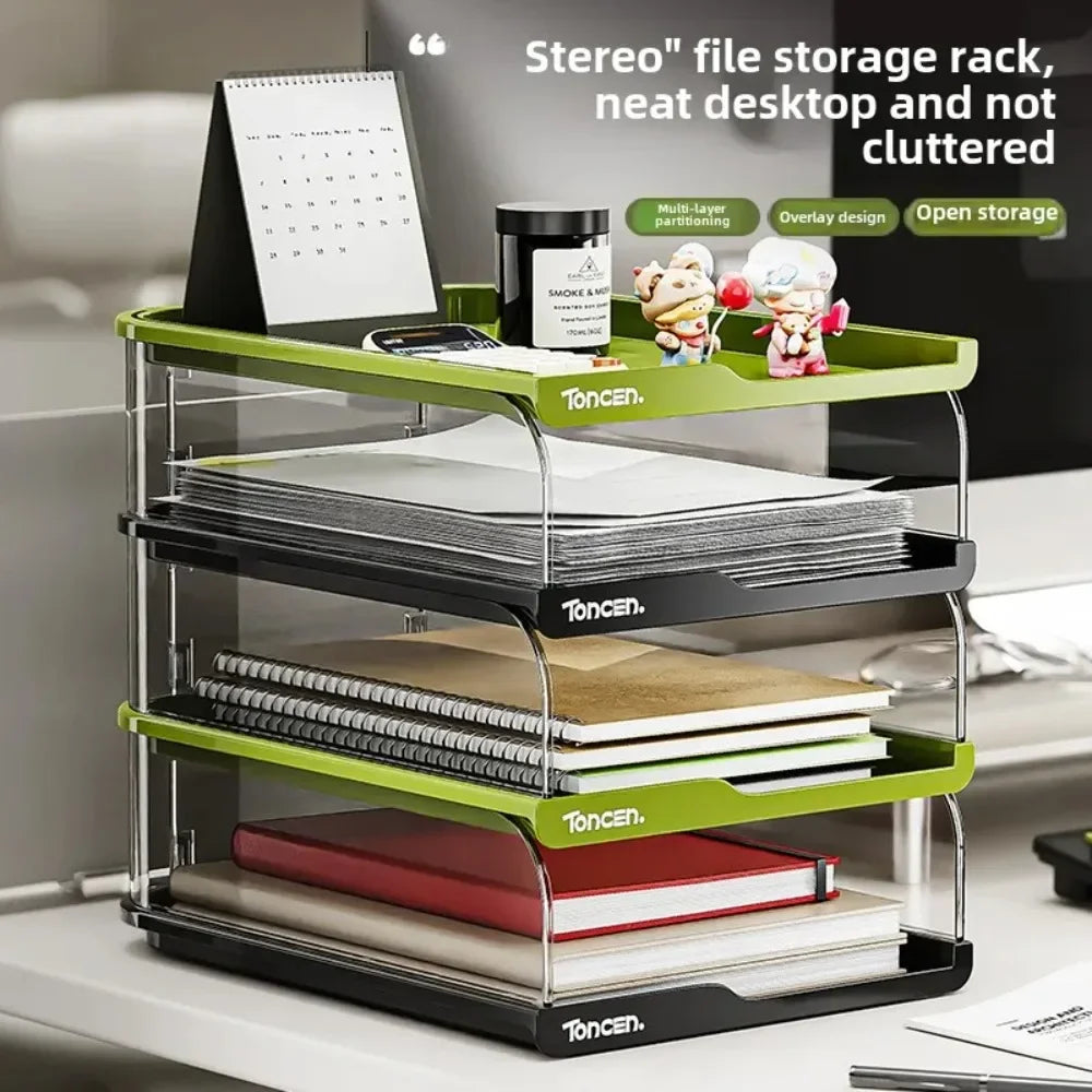 Frame File Organization Information Desktop Storage Rack Desk Storage File Basket Multi-Layer File Rack Folder Storage Box