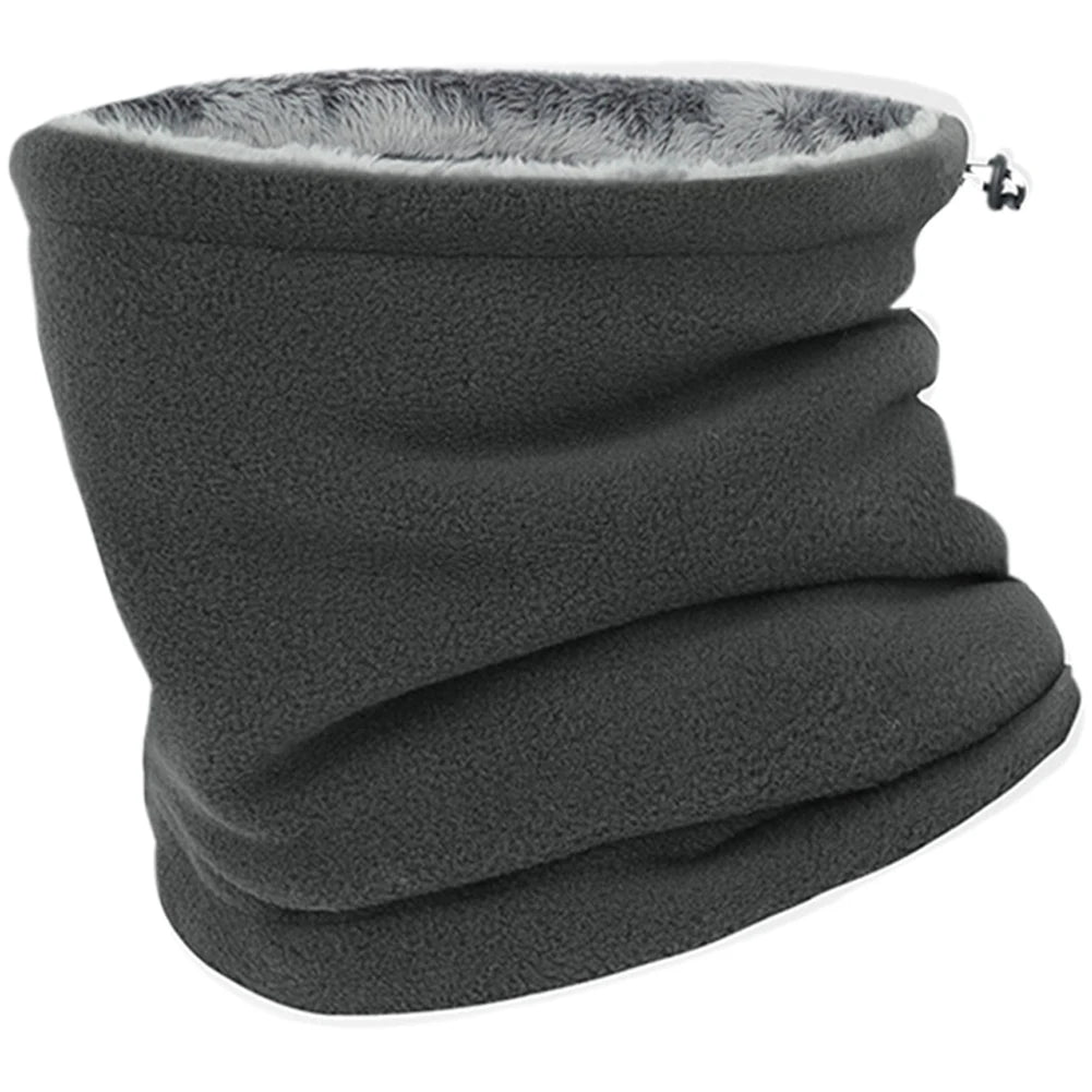Men Women Winter Neck Warmer Windproof Cold Weather Scarf Fleece Fashion Soft Face Scarf Mask for Skiing Cycling Outdoor Sports