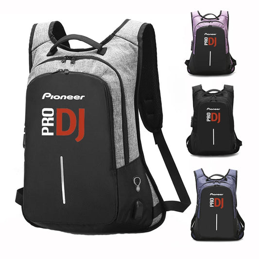 2024 Pioneer Pro Dj Large Capacity Backpack Anti-theft With Lock Laptop Bag With USB Charging Travel Bag Fashion Casual Backpack