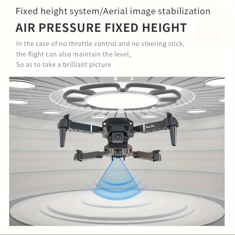 Professional Drone E88 wide-angle HD Camera WiFi FPV height hold collapsible Halloween, Thanksgiving, Christmas, gifts