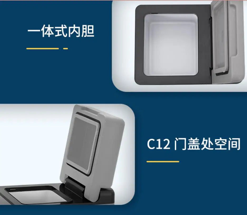 Alpicool C12L car home refrigerator mini fridge AC100-240V DC12/24V Portable Cold storage outdoor travel compressor small truck